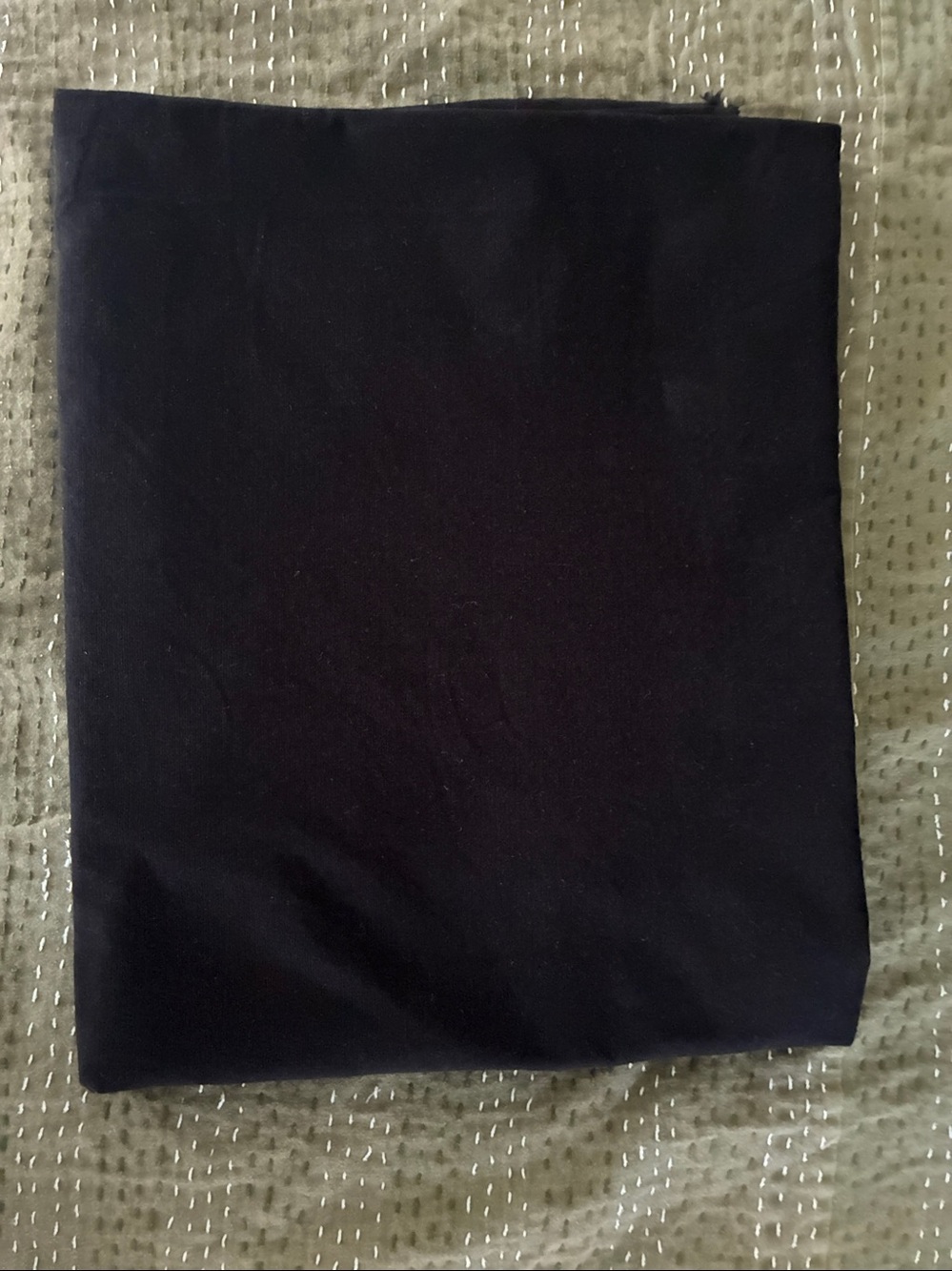 NWOT fabric featherwale corduroy 100% cotton black
